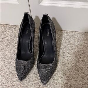 Michael Kors Women's Sparkling Heels - Silver